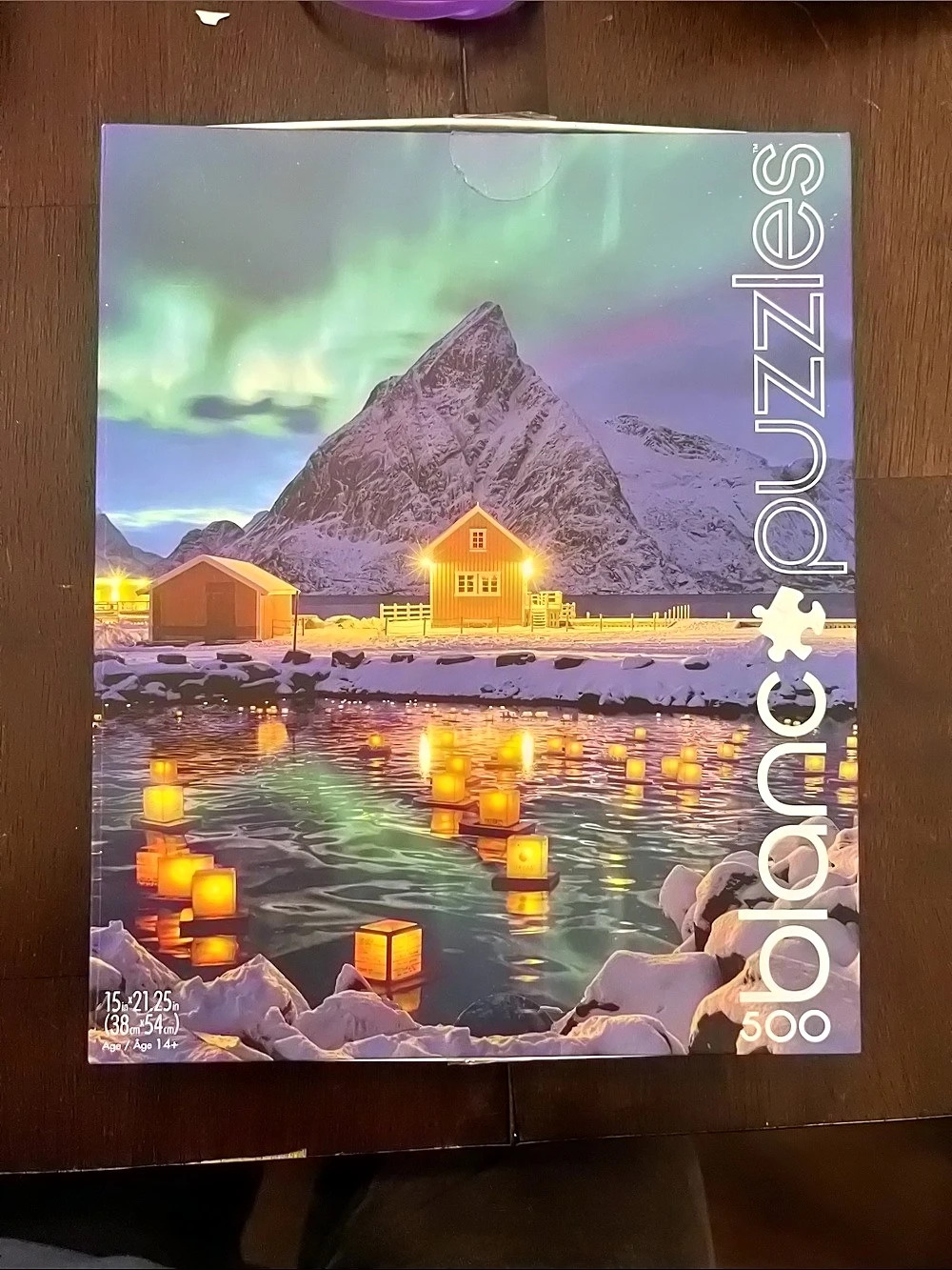 Blank 500-Piece Northern Lights Puzzle
